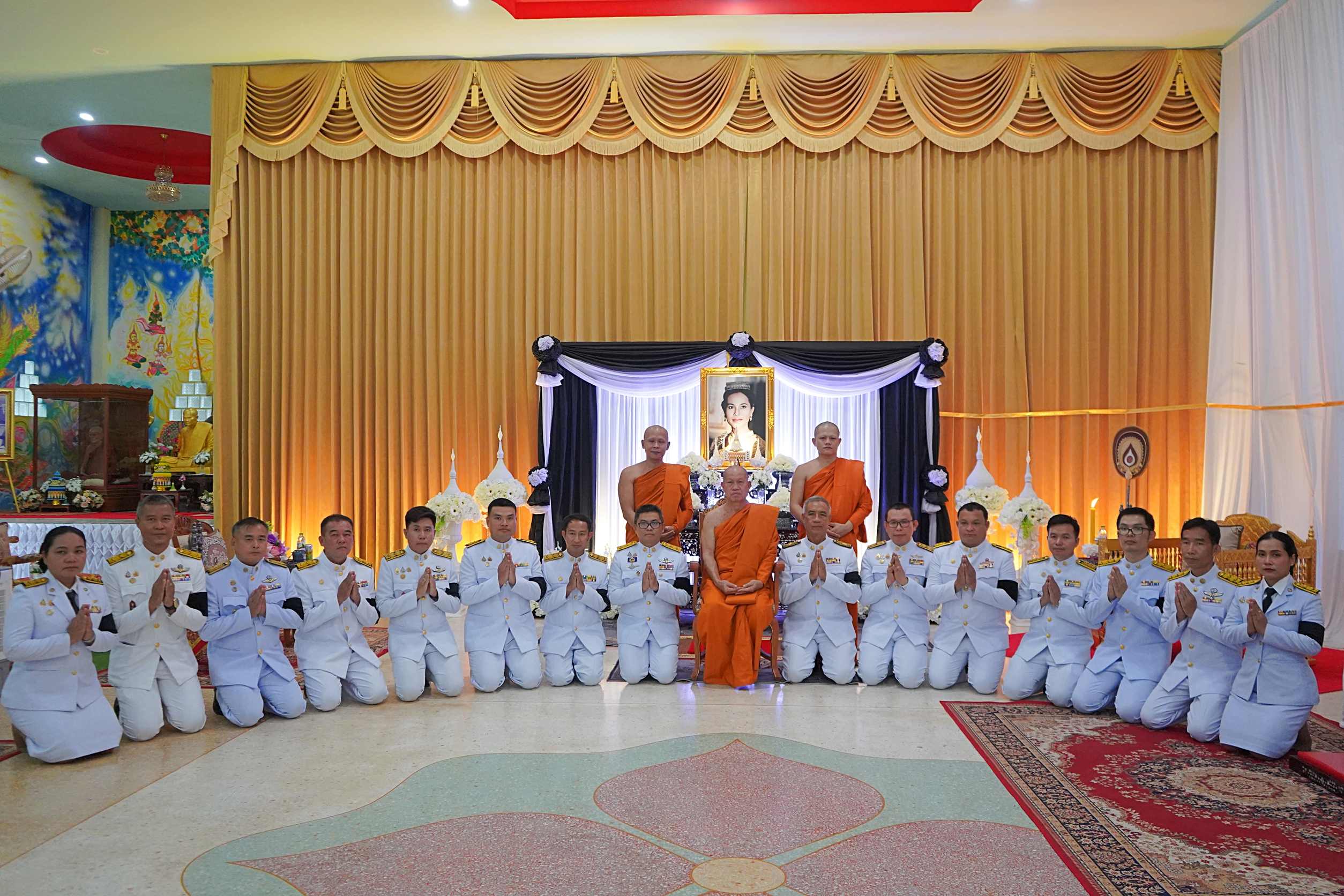 พิธีบำเพ็ญกุศลปัณรสมวาร 15 วัน เพื่ออุทิศถวายเป็นพระราชกุศล สมเด็จพระนางเจ้าสิริกิติ์ พระบรมราชินีนาถ พระบรมราชชนนีพันปีหลวง